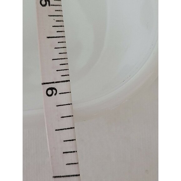 VINTAGE anchor hocking fire king candle glow pattern milk glass baking dish - Picture 3 of 10